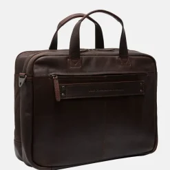 Heren Laptoptassen | Dames Laptoptassen^Chesterfield Ryan laptoptas 17 inch dark brown
