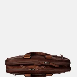 Heren Laptoptassen | Dames Laptoptassen^Chesterfield Seth laptoptas 15 inch dark brown