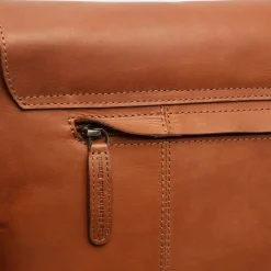 Schoudertassen^Chesterfield Toledo schoudertas A4 cognac