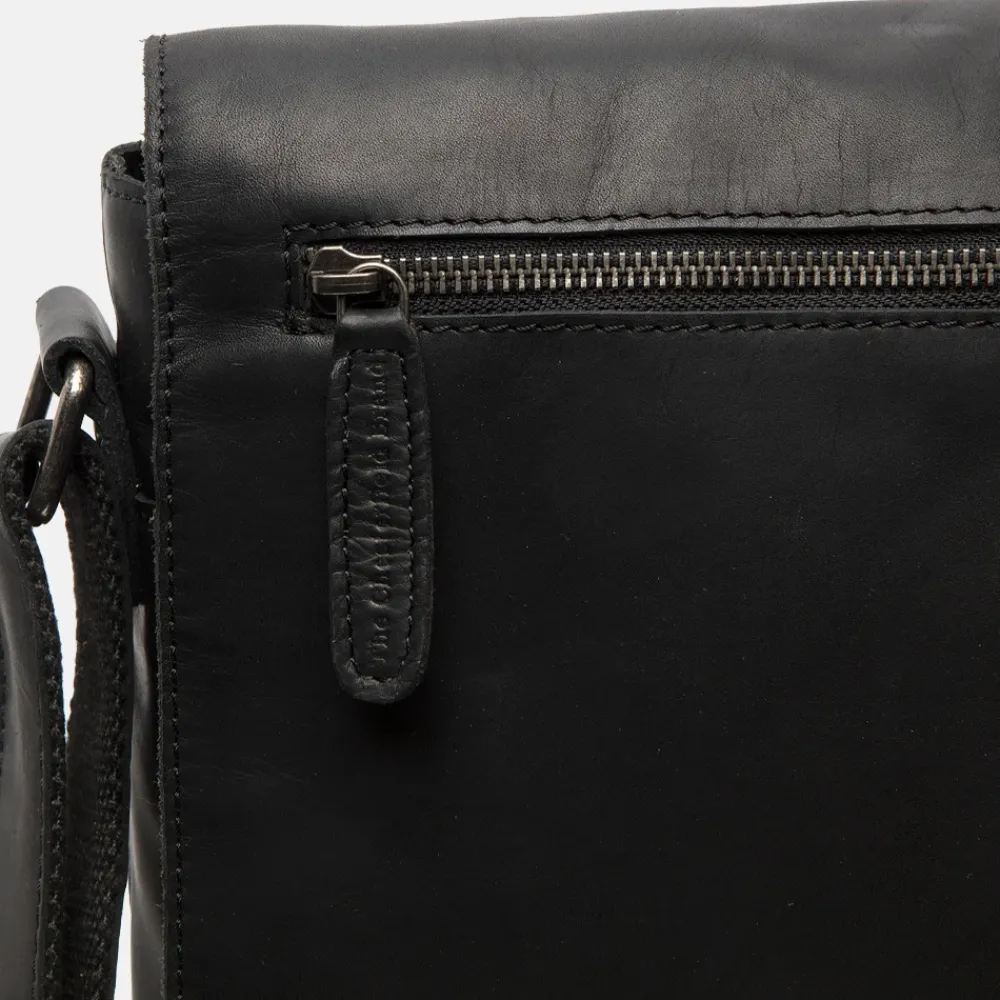 Schoudertassen^Chesterfield Toledo schoudertas A4 black
