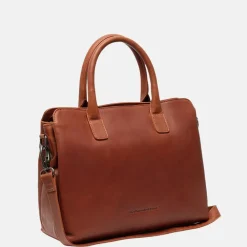 Handtassen^Chesterfield Valmonte handtas cognac