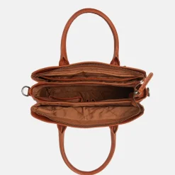 Handtassen^Chesterfield Valmonte handtas cognac