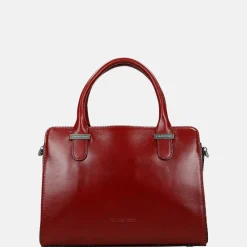 Handtassen^Claudio Ferrici Classico handtas S red