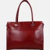 Schoolhandtassen | Dames Laptoptassen^Claudio Ferrici Classico shopper 13.3 inch red