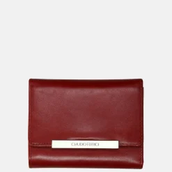 Dames Portemonnees^Claudio Ferrici Classico portemonnee S red