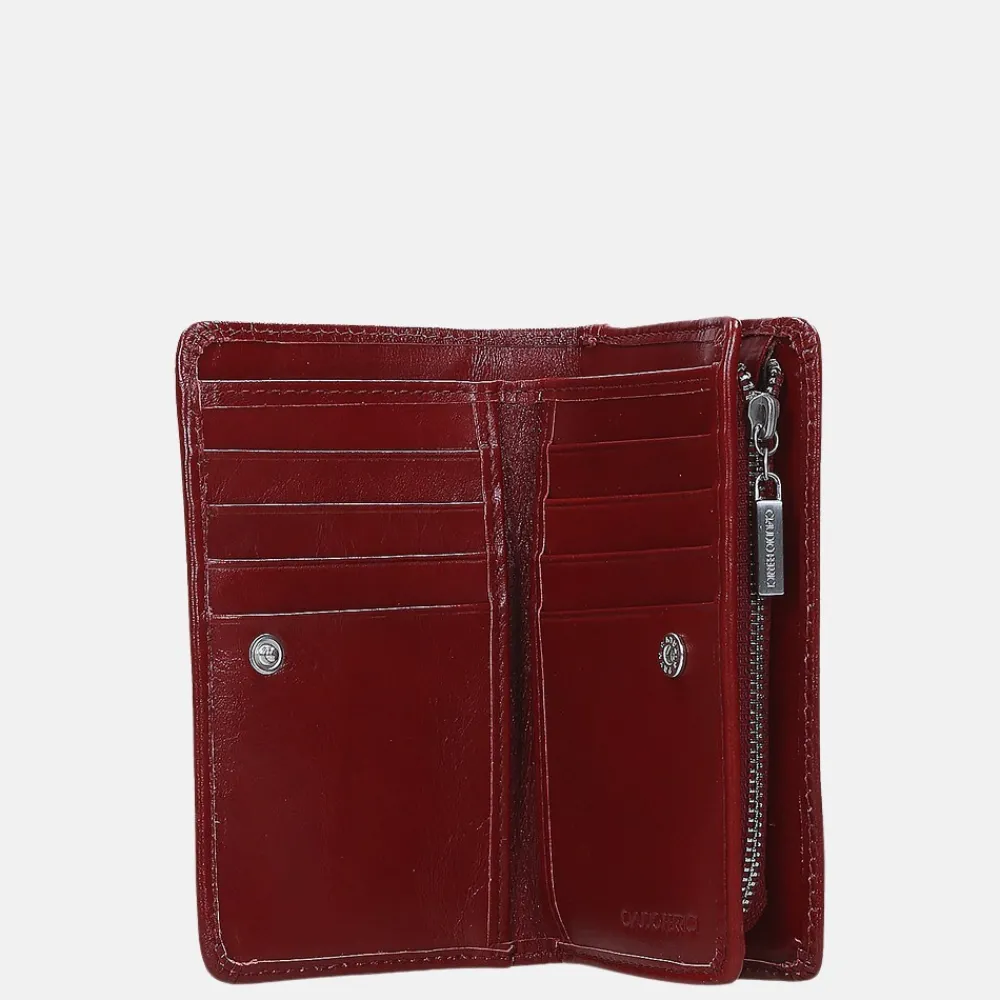 Dames Portemonnees^Claudio Ferrici Classico portemonnee red