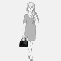 Handtassen^Claudio Ferrici Classico handtas S black