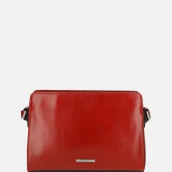 Schoudertassen^Claudio Ferrici Classico schoudertas red