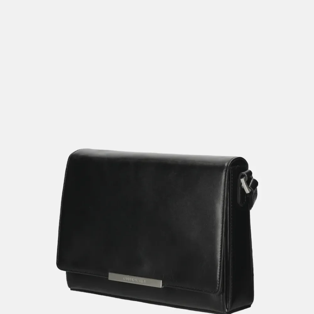 Schoudertassen^Claudio Ferrici Classico L schoudertas black