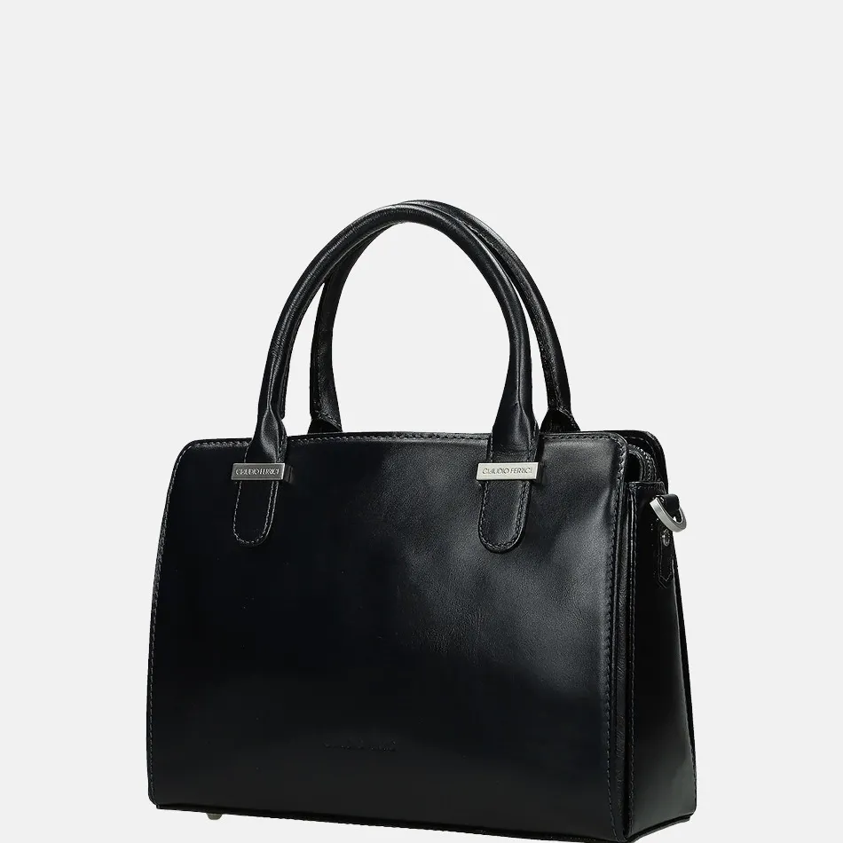Handtassen^Claudio Ferrici Classico handtas S navy