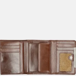 Heren Portemonnees | Dames Portemonnees^Claudio Ferrici Classico portemonnee S brown