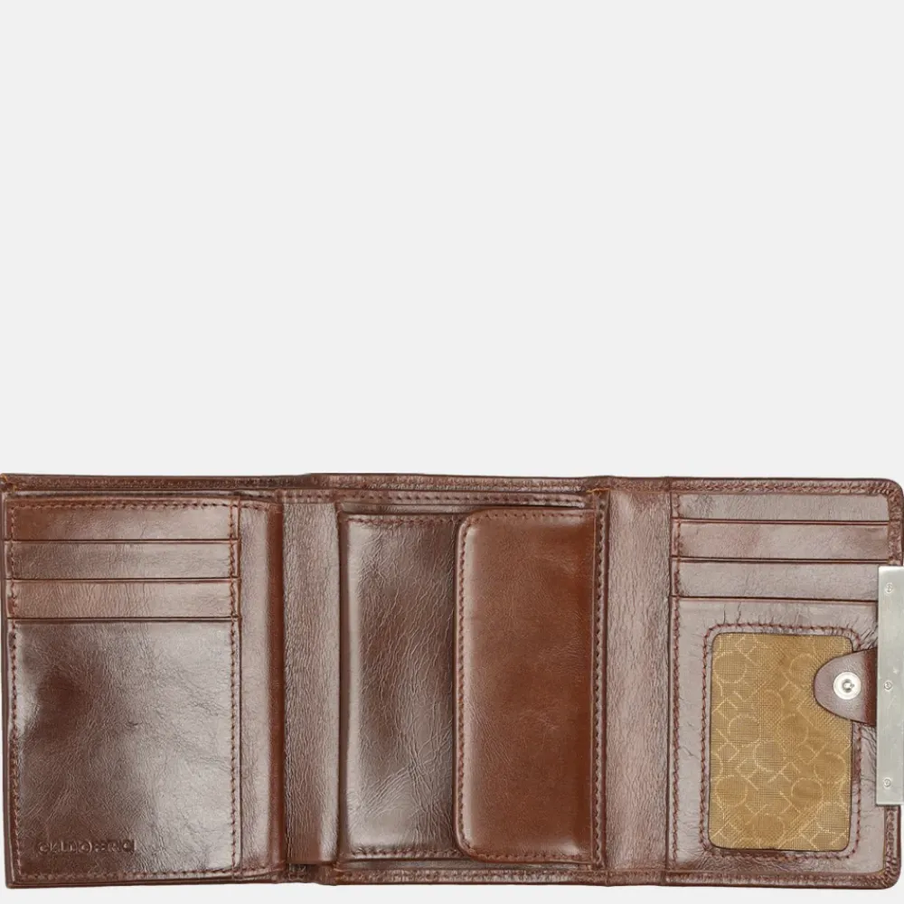 Heren Portemonnees | Dames Portemonnees^Claudio Ferrici Classico portemonnee S brown