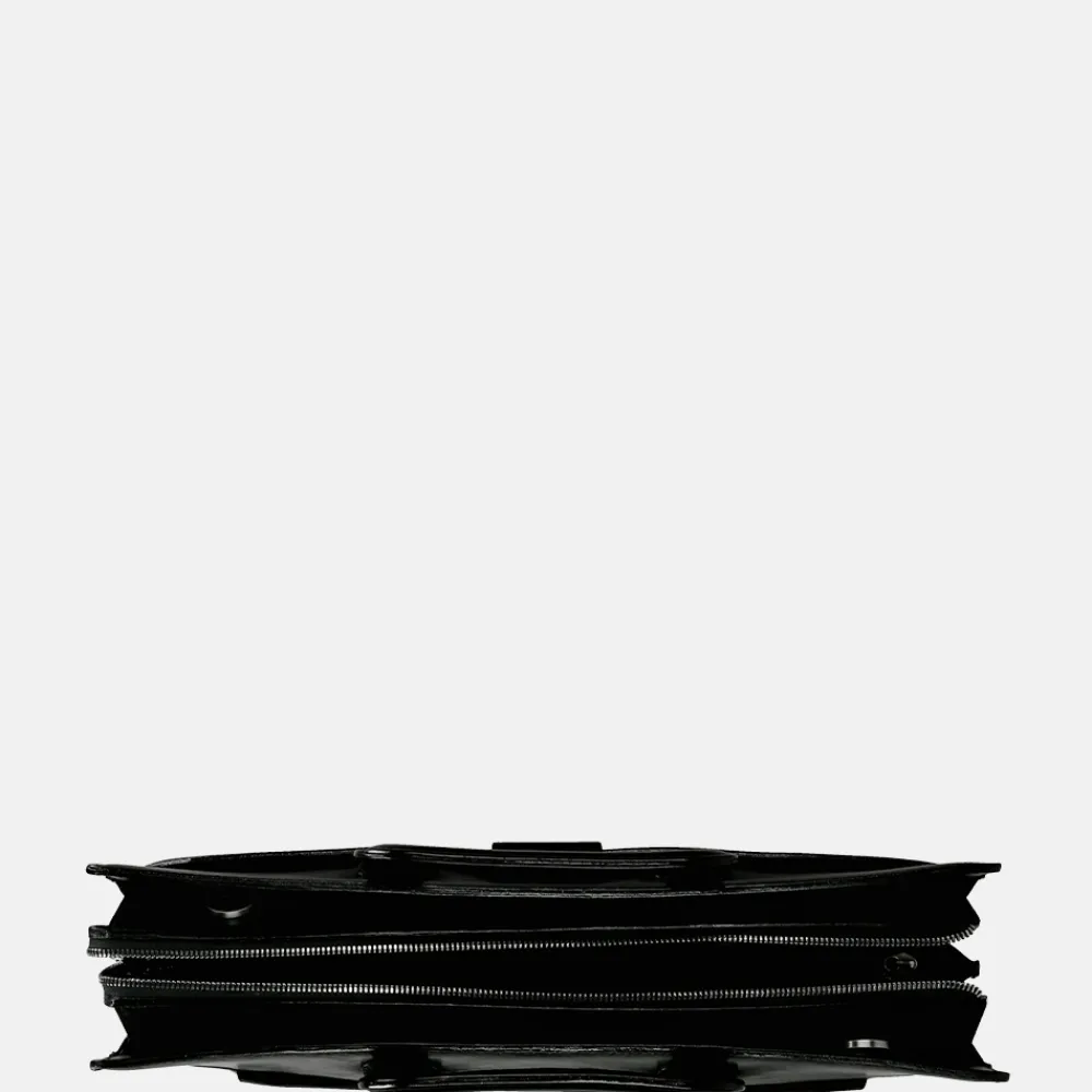 Schoolhandtassen | Dames Laptoptassen^Claudio Ferrici Classico laptoptas 15.6 inch L black