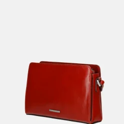 Schoudertassen^Claudio Ferrici Classico schoudertas red