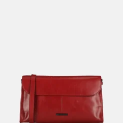 Crossbody Tassen^Claudio Ferrici crossbody tas red