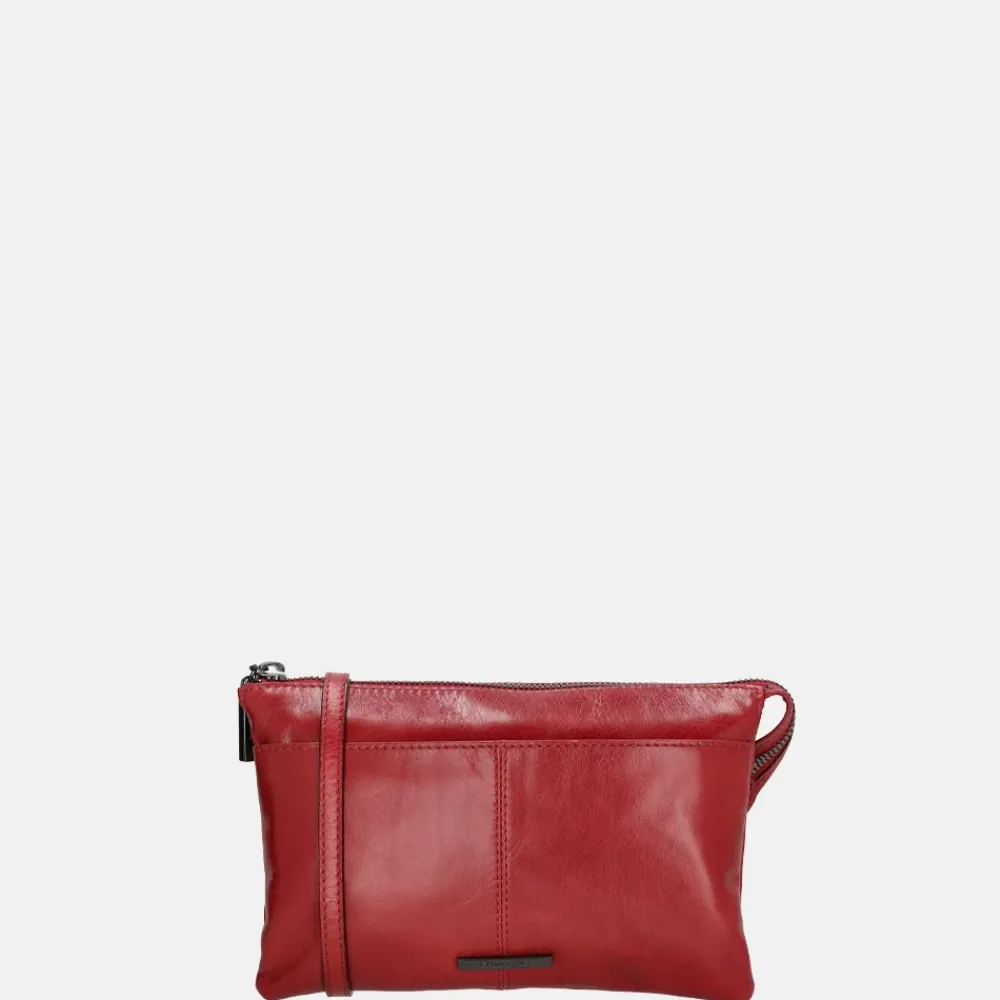 Crossbody Tassen^Claudio Ferrici crossbody tas red