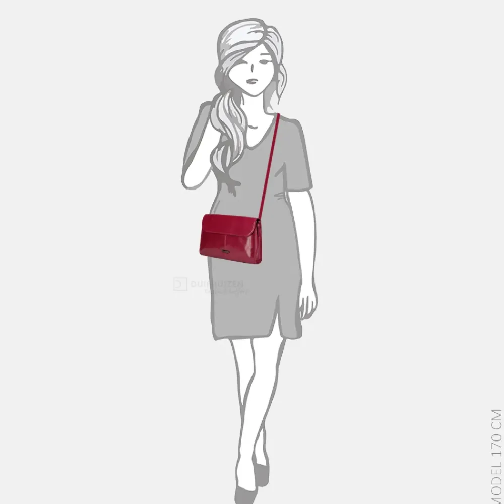Crossbody Tassen^Claudio Ferrici crossbody tas orchidea