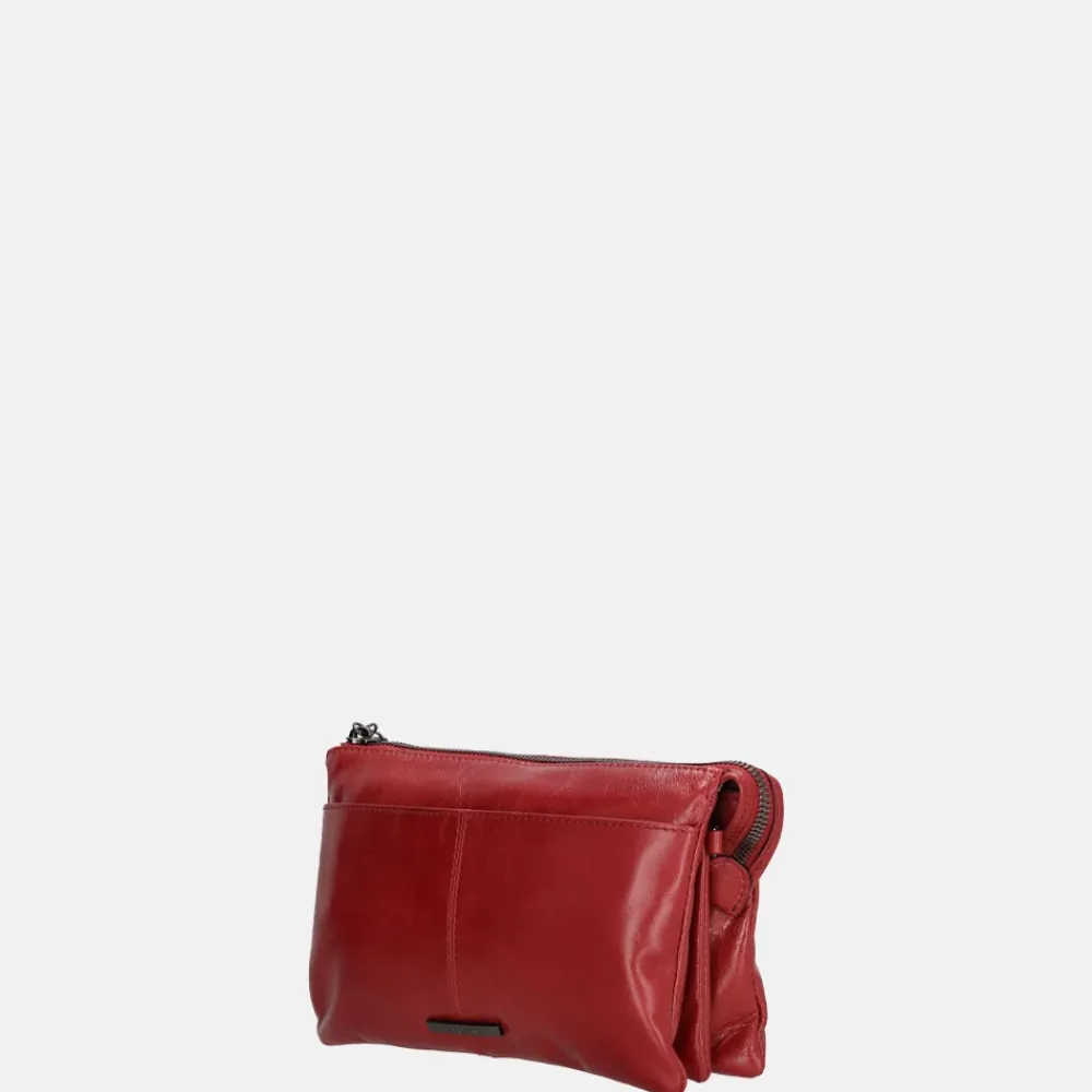 Crossbody Tassen^Claudio Ferrici crossbody tas red