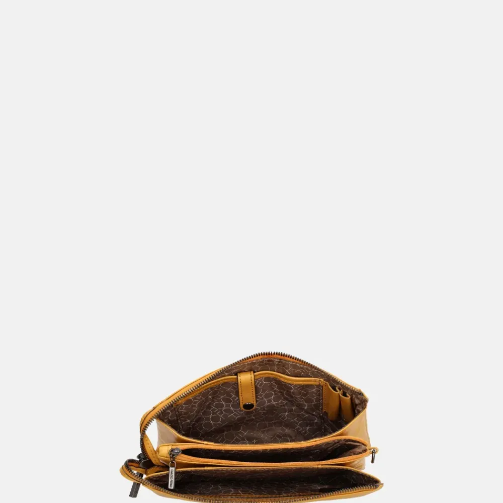 Crossbody Tassen^Claudio Ferrici crossbody tas sunflower