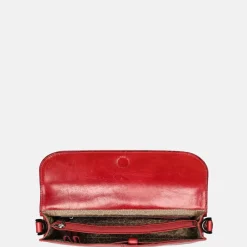 Crossbody Tassen^Claudio Ferrici crossbody tas red