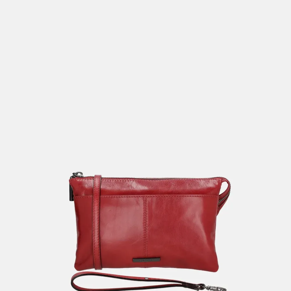 Crossbody Tassen^Claudio Ferrici crossbody tas red