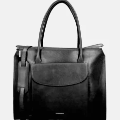 Schoolhandtassen | Dames Laptoptassen^Claudio Ferrici Lady shopper 15.6 inch black