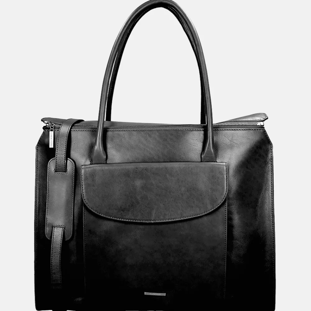 Schoolhandtassen | Dames Laptoptassen^Claudio Ferrici Lady shopper 15.6 inch black