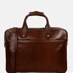 Dames Laptoptassen^Claudio Ferrici laptoptas 15 inch brown