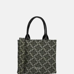 Handtassen^Claudio Ferrici Logo handtas black