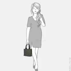 Handtassen^Claudio Ferrici Logo handtas black