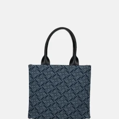 Handtassen^Claudio Ferrici Logo handtas navy