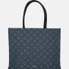 Shoppers^Claudio Ferrici logo shopper L navy