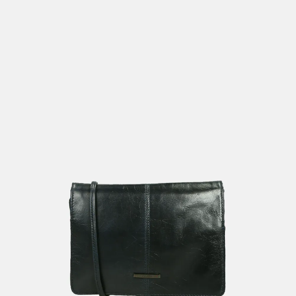 Crossbody Tassen^Claudio Ferrici Pelle Vecchia crossbody tas navy