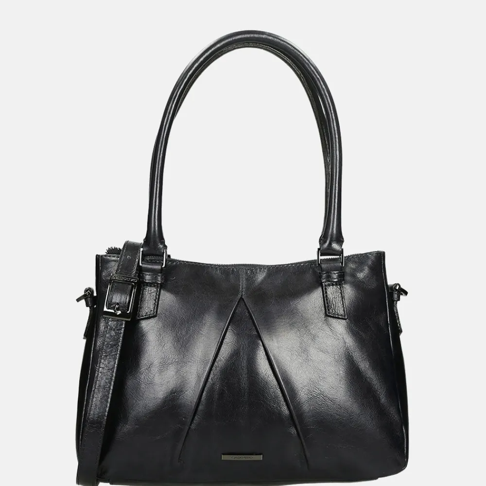 Shoppers^Claudio Ferrici Pelle Vecchia shopper M black