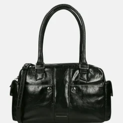 Shoppers^Claudio Ferrici Pelle Vecchia shopper black
