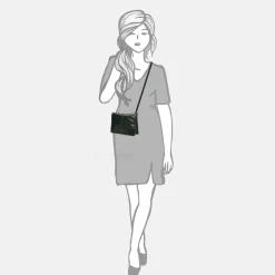 Crossbody Tassen^Claudio Ferrici Pelle Vecchia crossbody tas navy