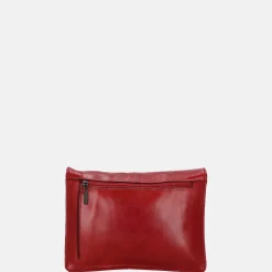 Crossbody Tassen^Claudio Ferrici Pelle Vecchia crossbody tas red