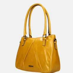 Shoppers^Claudio Ferrici Pelle Vecchia shopper M sunflower