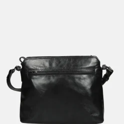 Crossbody Tassen^Claudio Ferrici Pelle Vecchia crossbody tas black