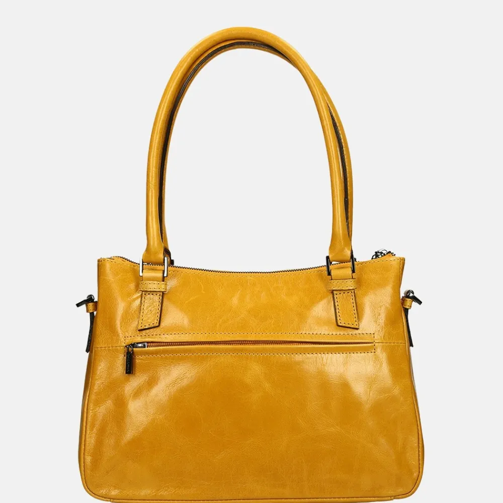 Shoppers^Claudio Ferrici Pelle Vecchia shopper M sunflower