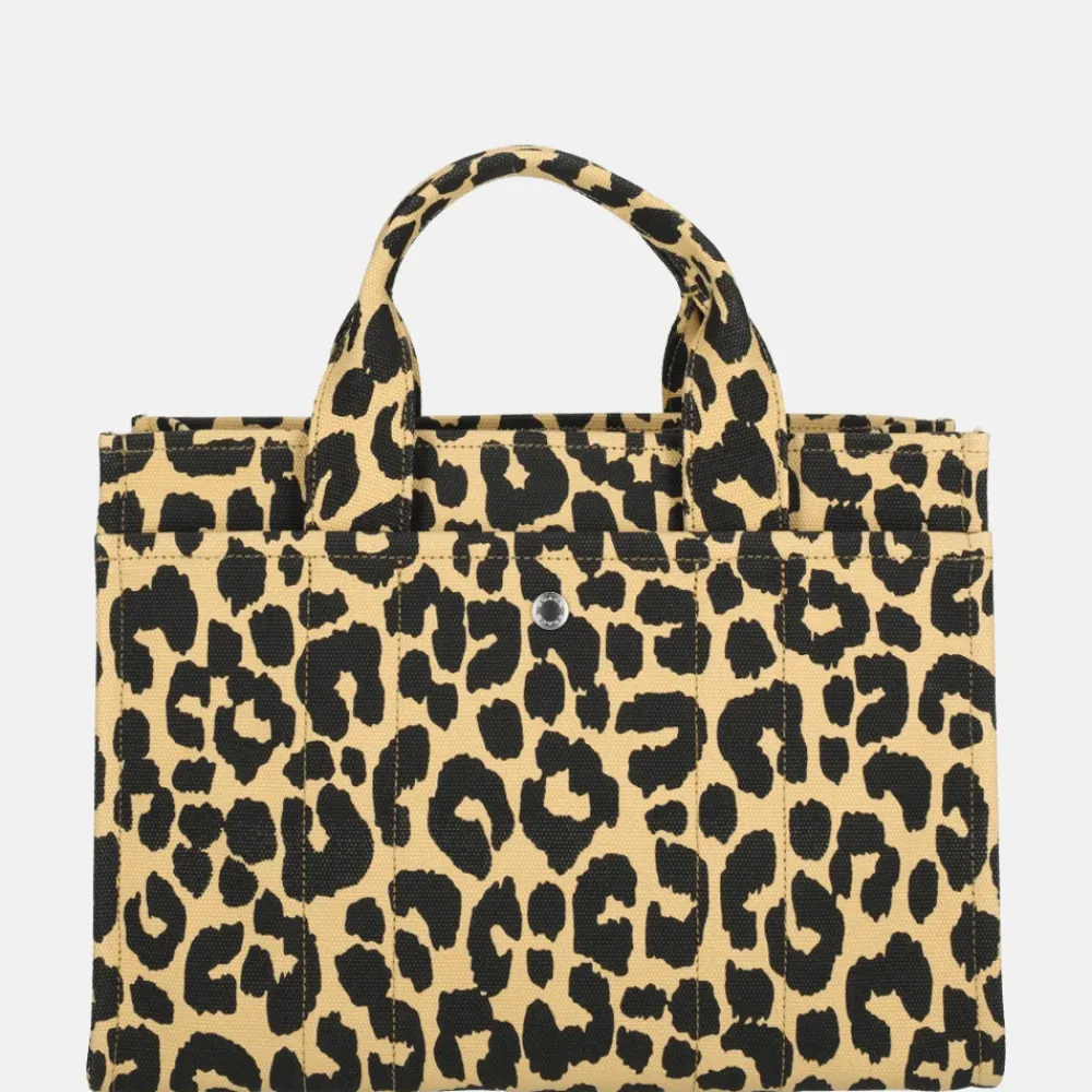 Handtassen^Coach Cargo handtas L leopard