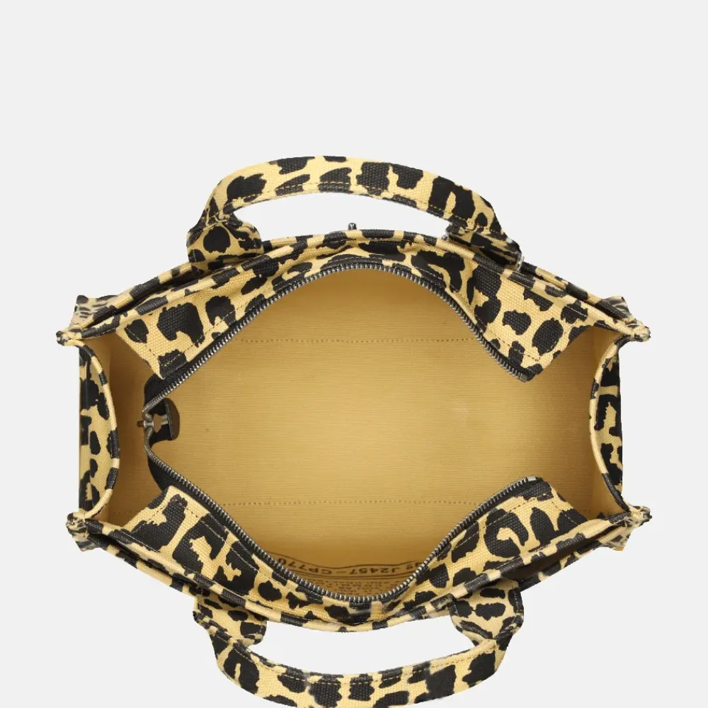 Handtassen^Coach Cargo handtas L leopard