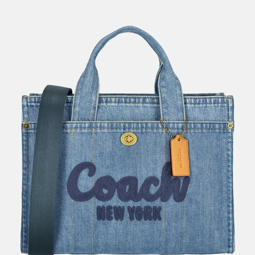 Handtassen^Coach Cargo handtas M denim indigo