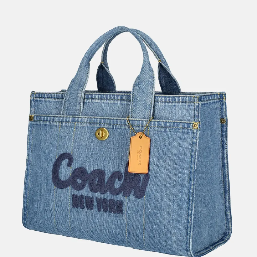 Handtassen^Coach Cargo handtas M denim indigo