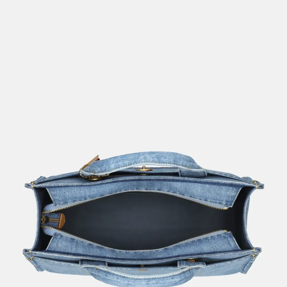 Handtassen^Coach Cargo handtas M denim indigo