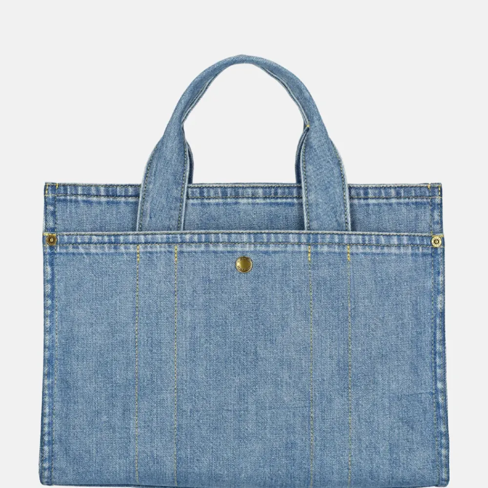 Handtassen^Coach Cargo handtas M denim indigo