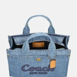Handtassen^Coach Cargo handtas M denim indigo