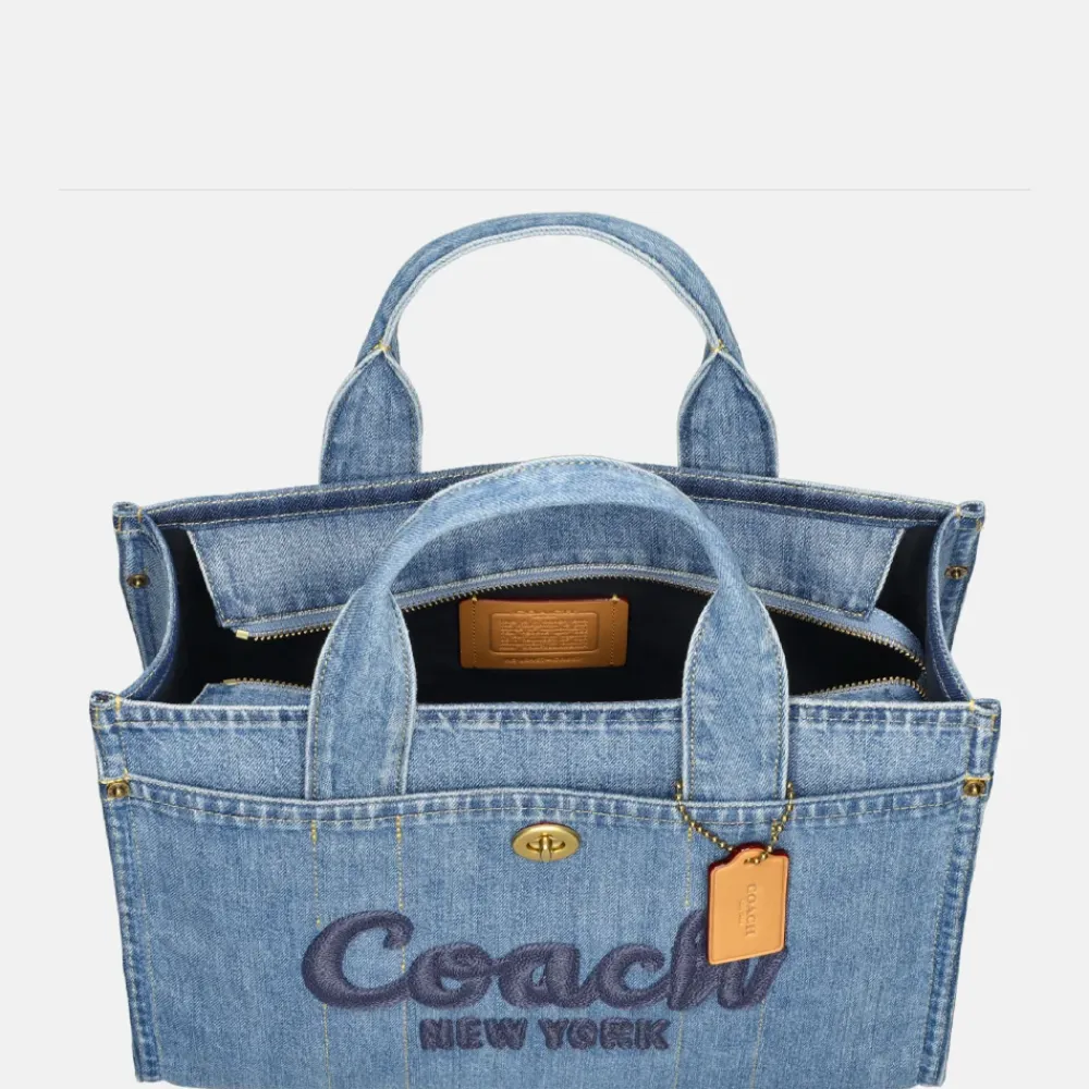 Handtassen^Coach Cargo handtas M denim indigo