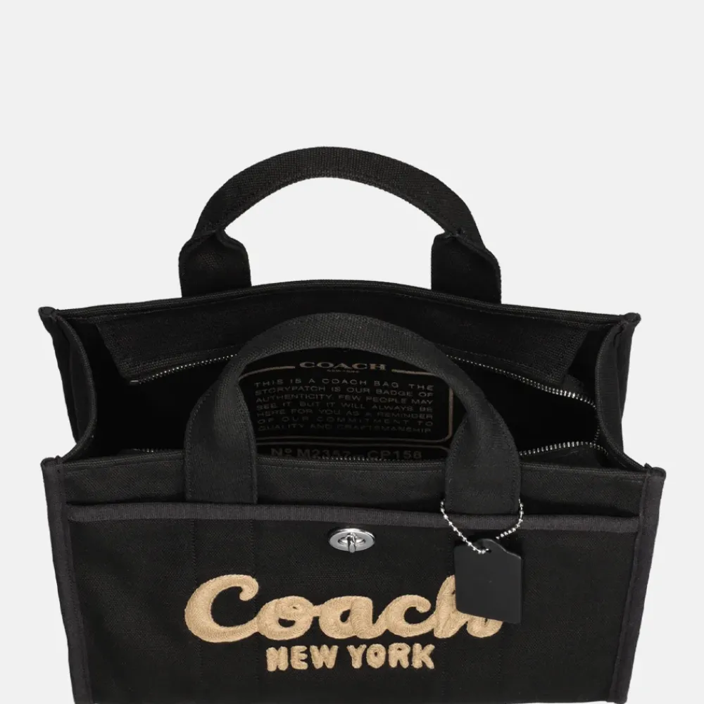 Handtassen^Coach Cargo shopper M black