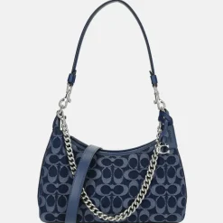 Schoudertassen^Coach Juliet schoudertas deep blue multi